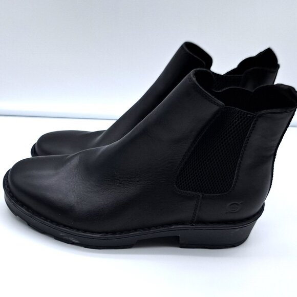 Born Womens Cove Leather Pull On Chelsea Boots - Size 7.5 - Picture 4 of 15